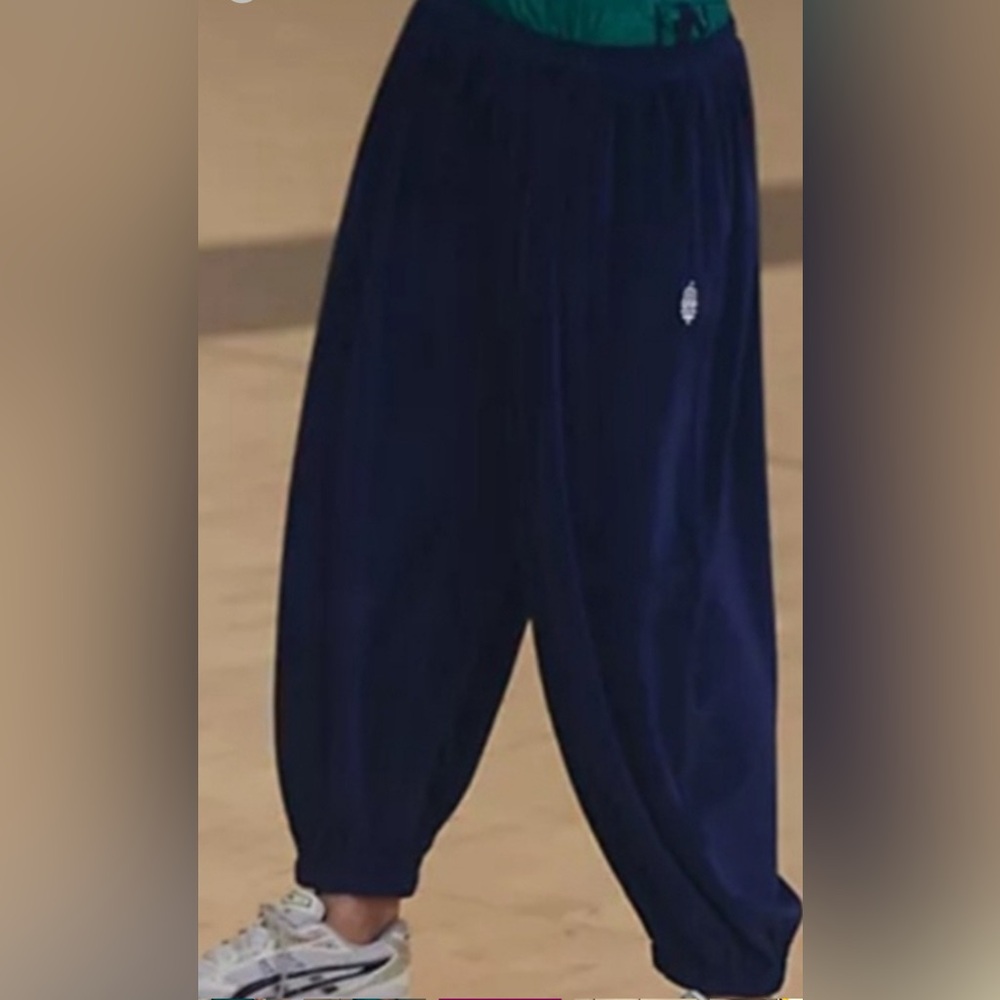 FREE PEOPLE x FP MOVEMENT MOMENTUM BALLOON PANTS IN VELOUR OVERSIZED L FITS XL